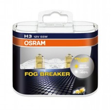 62151 FBR  EURO   (H3) 12v 55w PK22s (2шт) +60% 2600K  FOG  BREAKER (yellow) OSRAM автолампа